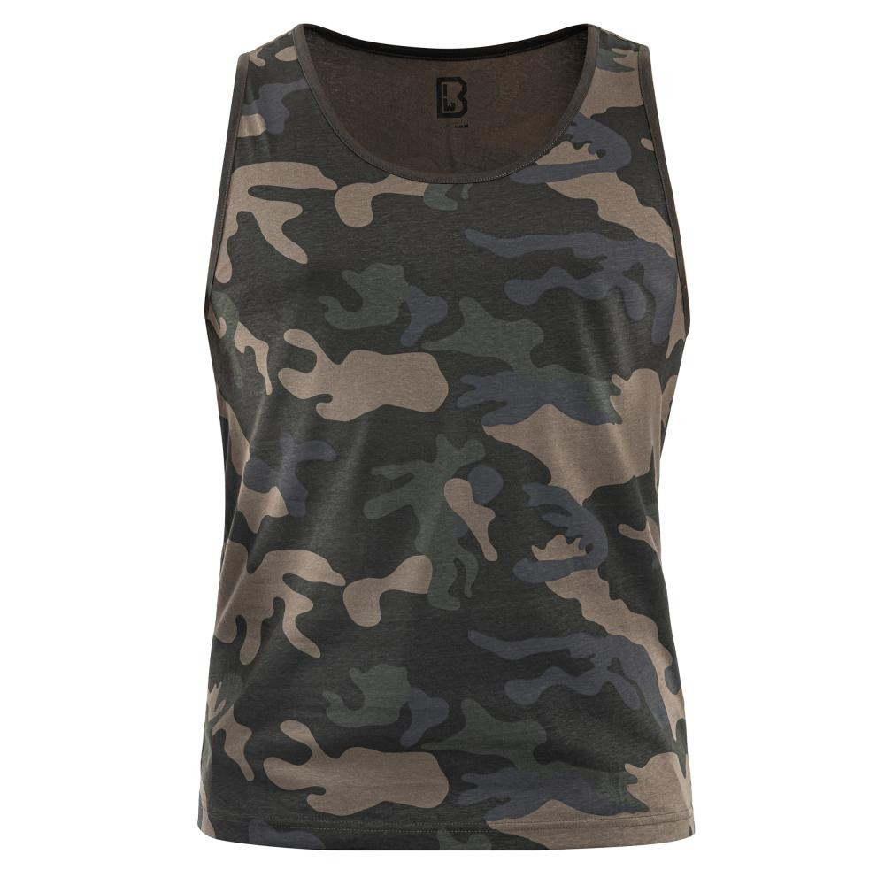 Brandit Футболка Tank Top  - Dark Camo - зображення 1