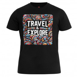   Voyovnik Футболка T-shirt  Travel & Explore - Чорна XL