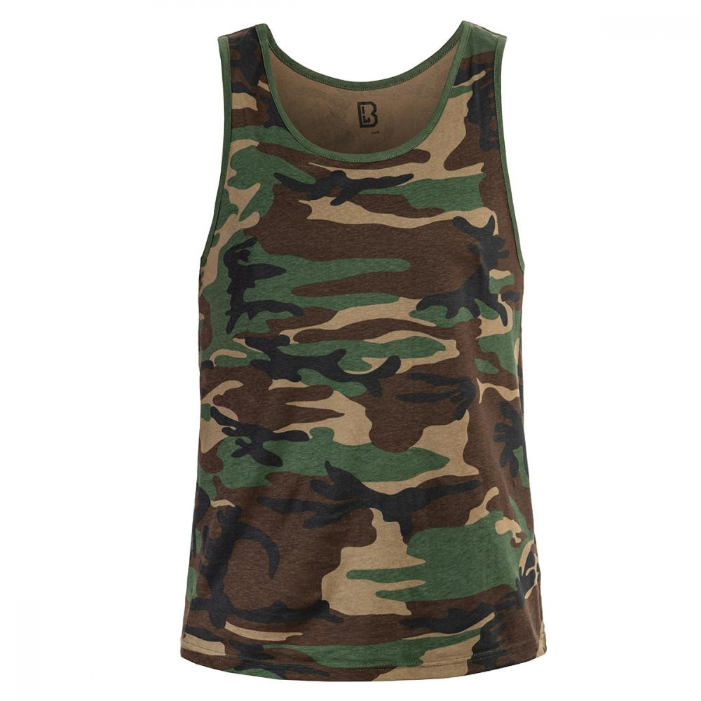 Brandit Майка Tank Top  - Woodland XL - зображення 1