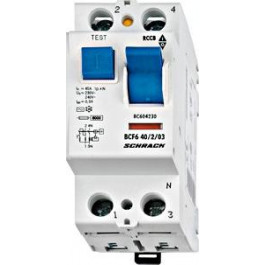   Schrack Technik УЗО BC604210 6кА 40А 100мА 2P тип AC (BC604210--)