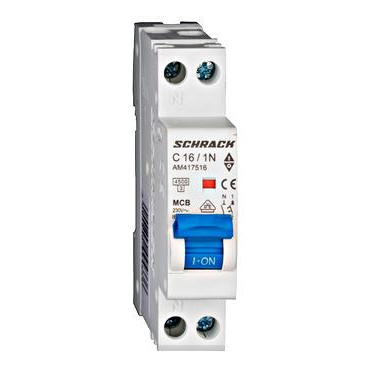 Schrack Technik 16А 1P+N 4,5кА х-ка С (AM417516--) - зображення 1