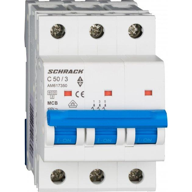 Schrack Technik 50А 3P 6кА С (AM617350--) - зображення 1