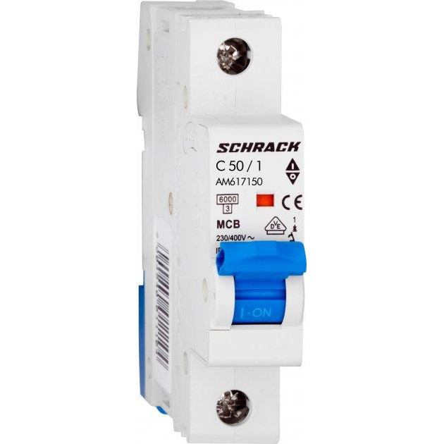 Schrack Technik 50А 1P 6кА С (AM617150--) - зображення 1