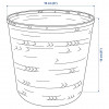 IKEA KLYNNON, 405.164.07 - Кашпо ручної роботи, 12см - зображення 7