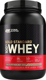   Optimum Nutrition Gold Standard 100% Whey 907 g /27 servings/ Chocolate Hazelnut