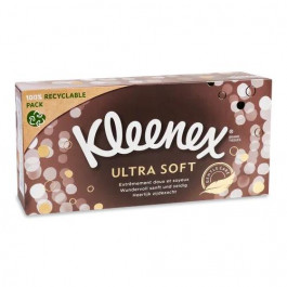   Kleenex Серветки косметичні  Ultra Soft 3 шари в коробці 72 шт. (5029053565743)