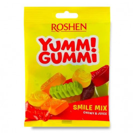   Roshen Цукерки  Yummi Gummi Smile Mix желейні, 70 г (4823077641398)