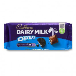   Cadbury Шоколад молочний  Oreo з печивом, 120 г (7622300754136)