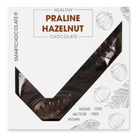   SmartChocolate Шоколад  Praline&Hazelnut без цукру, 75 г (4820203810314)