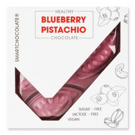   SmartChocolate Шоколад  Blueberry&Pistachio без цукру, 75 г (4820203810628)