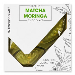   SmartChocolate Шоколад  Mаtcha&Moringa без цукру, 75 г (4820203810352)