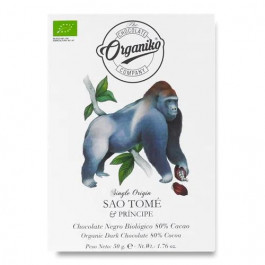   Chocolate Organiko Шоколад чорний  Sao Tome&Principe 80%, 50 г (8437020077057)