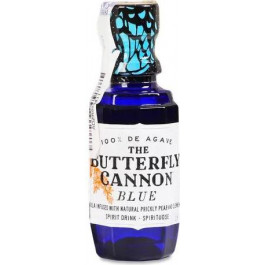   Butterfly Cannon Текіла  Blue 100% agave mini, 0,05 л (0250015025868)