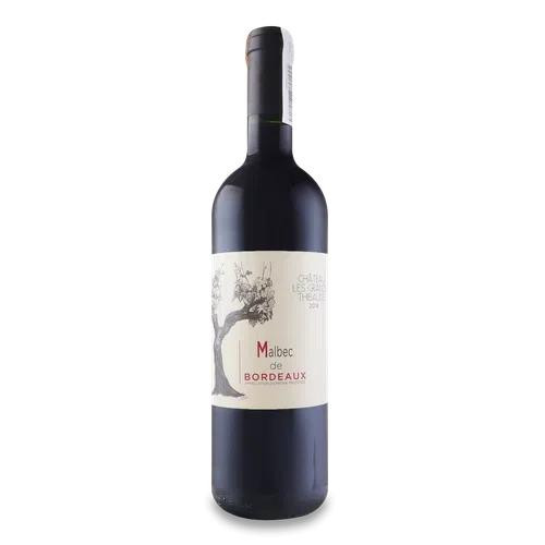 Chateau les Grands Thibauds Вино  Malbec Bordeaux, 0.75 л (0250014278883) - зображення 1