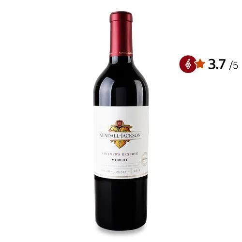 Kendall-Jackson Вино  Sonoma Merlot VR, 0.75 л (0250015093317) - зображення 1