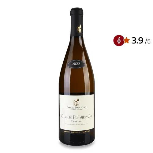 Pascal Bouchard Вино  Chablis 1er Cru Beauroy 2016, 0.75 л (3357340406328) - зображення 1