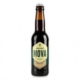   MOVA Пиво  Stout Vanilla, темне, нефільтроване, 4,9%, 0,33 л (4820251790026)