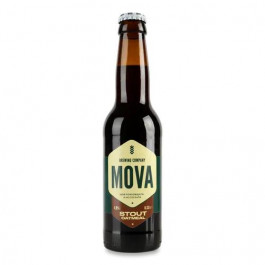   MOVA Пиво  Stout Oatmeal, темне, нефільтроване, 4,9%, 0,33 л (4820251790019)