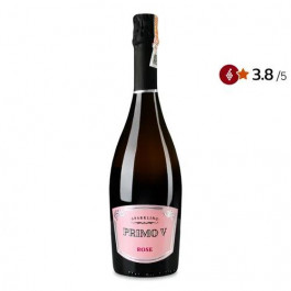   Primo V Ігристе вино  rose semi-dry kosher, 12,5 %, 0,75 л (847855) (8001906997267)