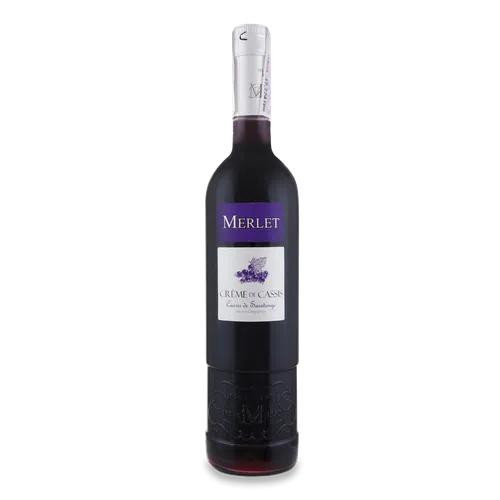 Merlet Лікер  Creme de Cassis Saintonge Boisee, 0.7 л (3443210010112) - зображення 1