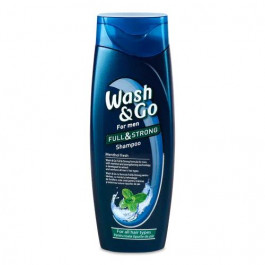   Wash&Go Шампунь  з ментолом для всіх типів волосся 400 мл (8008970042251)