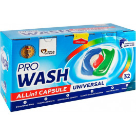   Pro Wash Капсули для прання 32 шт (4260637721952)