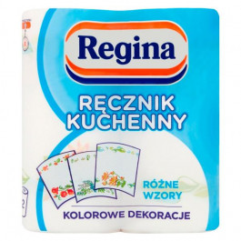   Regina Паперові рушники  з декором 10 м двошарова 2 шт. (8004260007450)