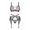 Obsessive Комплект  Novenes 3-pcs set XS/S (SX0616) - зображення 4