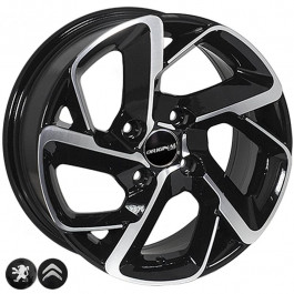   ZW Zorat Wheels BK 5714 (R15 W6.5 PCD4x108 ET25 DIA65.1)