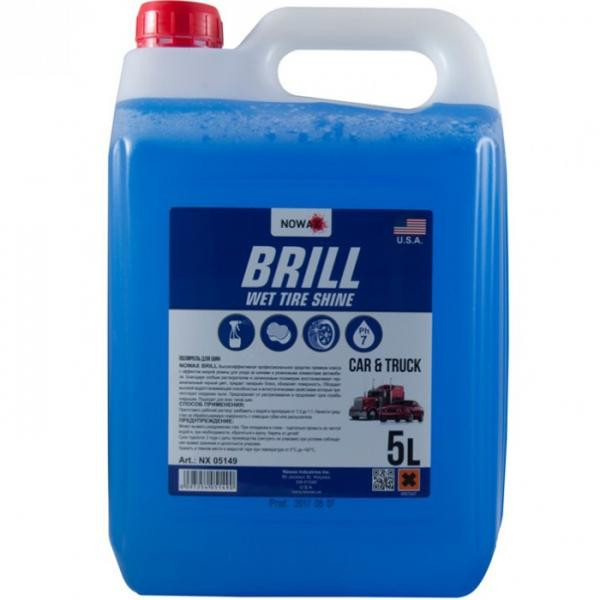 NOWAX Очисник шин NOWAX Brill Wet Tire Shine NX05149 5л - зображення 1