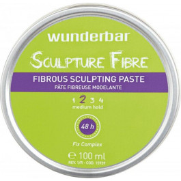   Wunderbar Паста для волос  Sculpture Fibre Fibrous Sculpting Paste волокнистая скульптурная средней фиксации 1