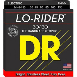   DR MH6-130 Lo-Rider Stainless Steel Medium 6-String Bass 30/130