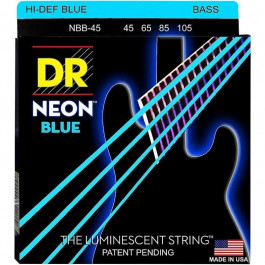   DR NBB-45 Hi-Def Neon Multicolor K3 Coated Medium Bass Guitar 4 Strings 45/105