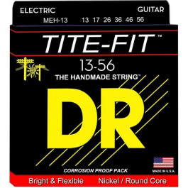   DR Струны для электрогитары  MEH-13 Tite-Fit Nickel Plated Mega Heavy Electric Strings 13/56