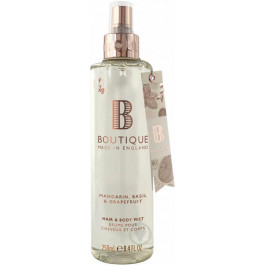   Grace Cole Парфумований спрей для тіла  Body Mist Boutique Mandarin, Basil & Grapefruit 250 мл (5055443683353)