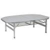 Bo-Camp Premium Oval 120x80 cm Grey (1404420) - зображення 2