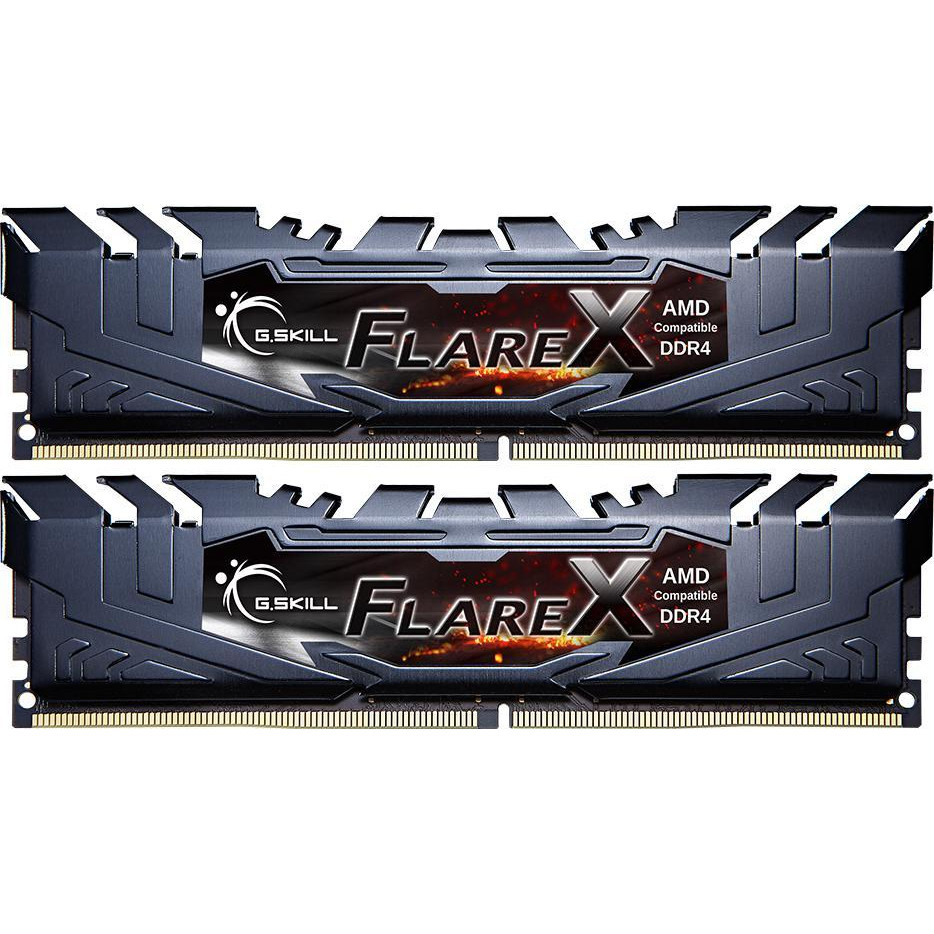 G.Skill 32 GB (2x16GB) DDR4 3200 MHz Flare X Black (F4-3200C16D-32GFX) - зображення 1