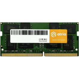   ATRIA 16 GB SO-DIMM DDR4 3200 MHz (UAT43200CL22SK1/16)