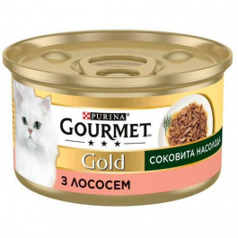   Gourmet Gold Соковита насолода з лососем 85 г (8445290823373)