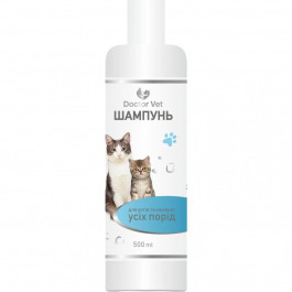   Doctor Vet Шампунь  для котів та кошенят усіх порід 500 мл (4820276192836)