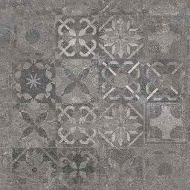 CERRAD SOFTCEMENT GRAPHITE POLER DECOR PATCHWORK 60x60 - зображення 1