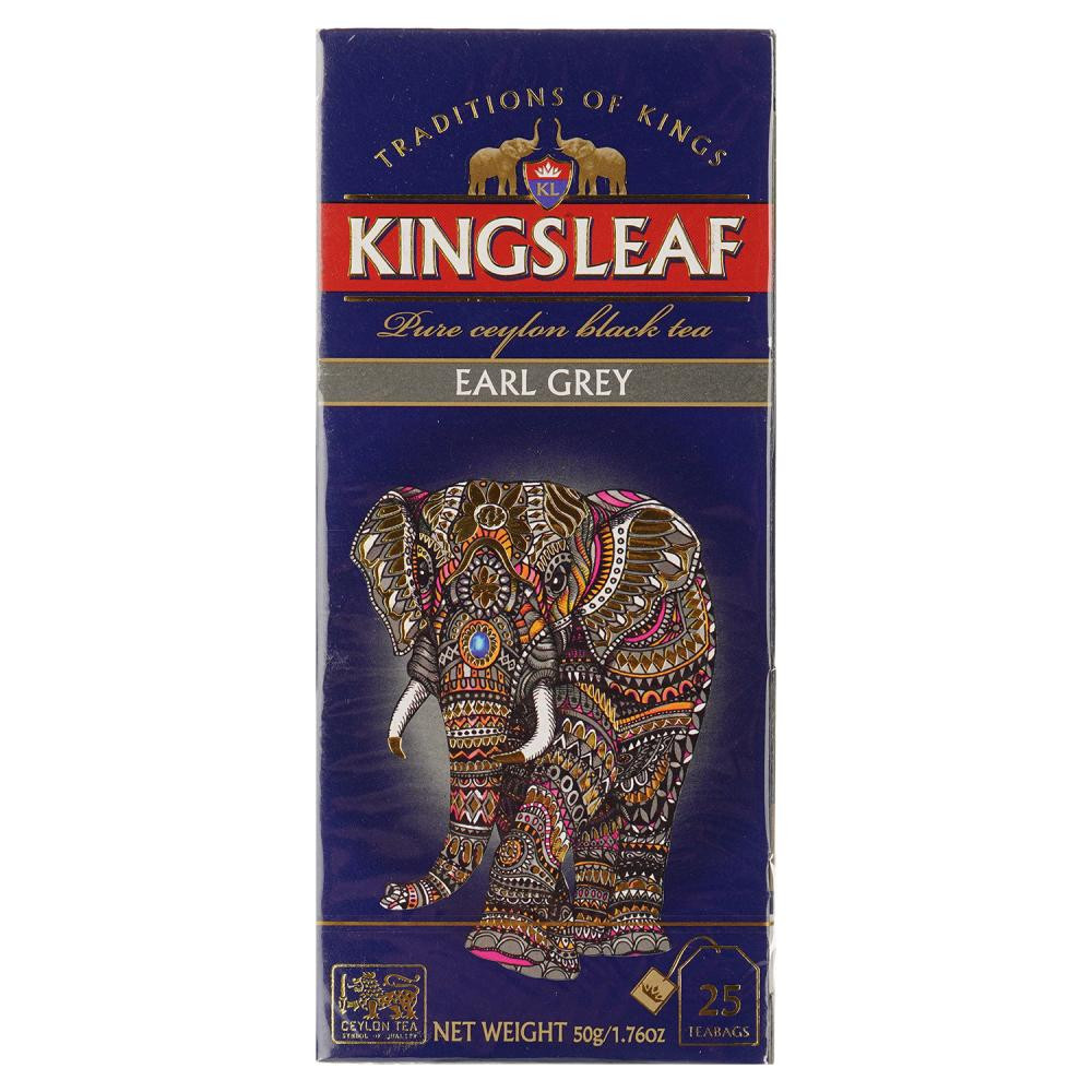 Kingsleaf Чай чорний  Earl Grey, 25*2 г (4792252942417) - зображення 1