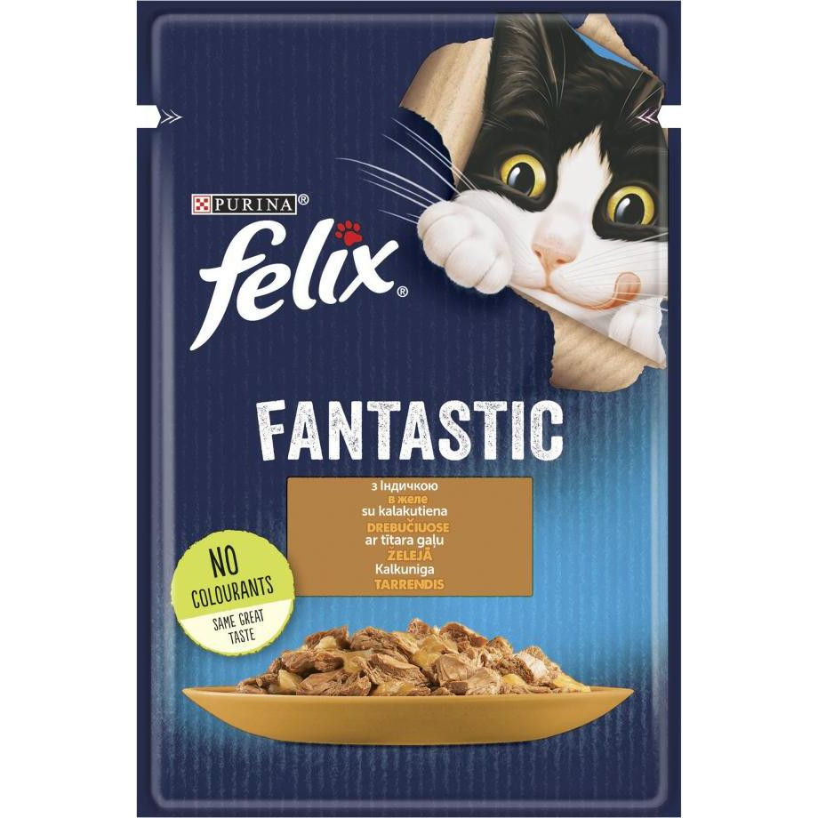 Felix Fantastic з індичкою в желе 85 г (7613039832516) - зображення 1