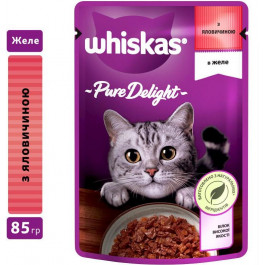   Whiskas Casserole С говядиной в желе 85 г (5900951263194)