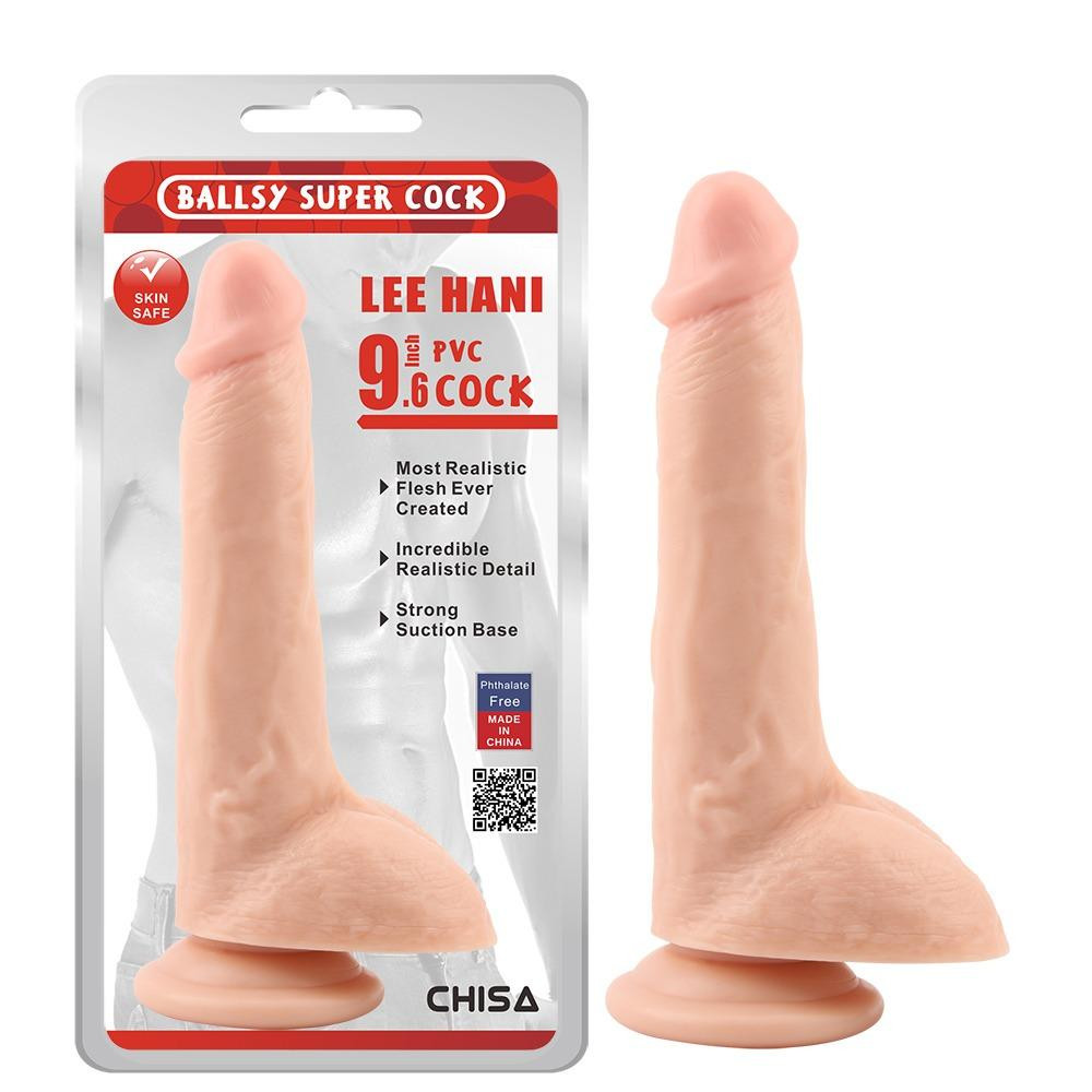 Chisa Novelties Ballsy Super Cock Lee Hani 9.6, телесный (CH80452) (759746804525) - зображення 1