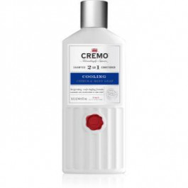   Cremo Citrus & Mint Leaf 2in1 Cooling Shampoo стимулюючий та освіжаючий шампунь 2 в 1 для чоловіків 473 мл