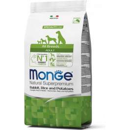   Monge All breeds Adult Rabbit&Rice 2.5 кг (8009470011143)