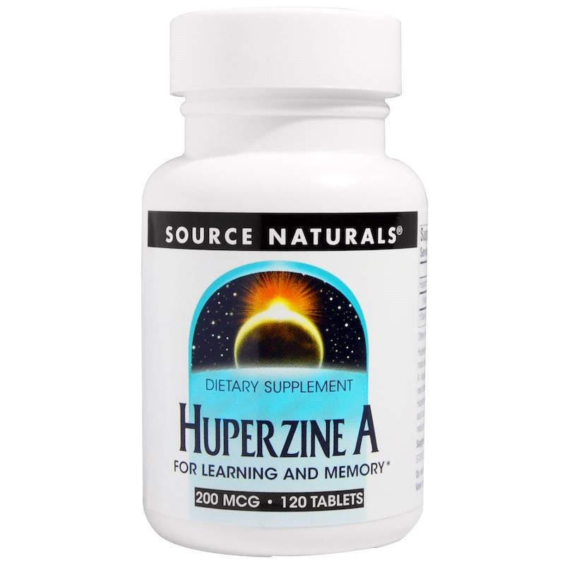 Source Naturals Huperzine A, 200 mcg, 120 Tab - зображення 1