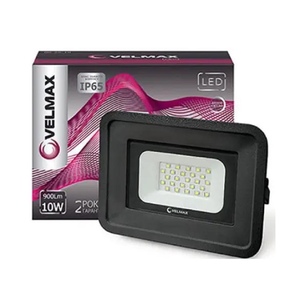 Velmax LED прожектор , 10W, 900Lm, 6200K (26-11-10) - зображення 1