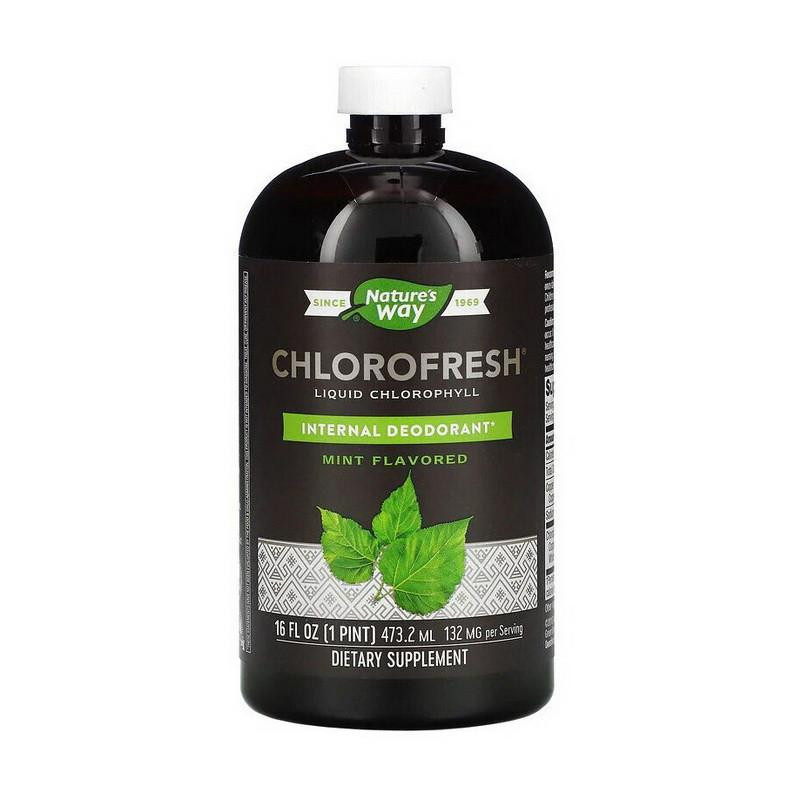 Nature's Way Рідкий хлорофіл  Chlorofresh Liquid Chlorophyll 473 ml (Mint) - зображення 1